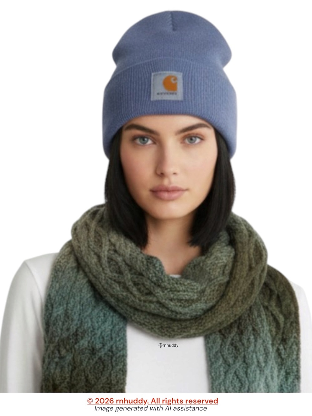 Carhartt OS shade of purple beanie